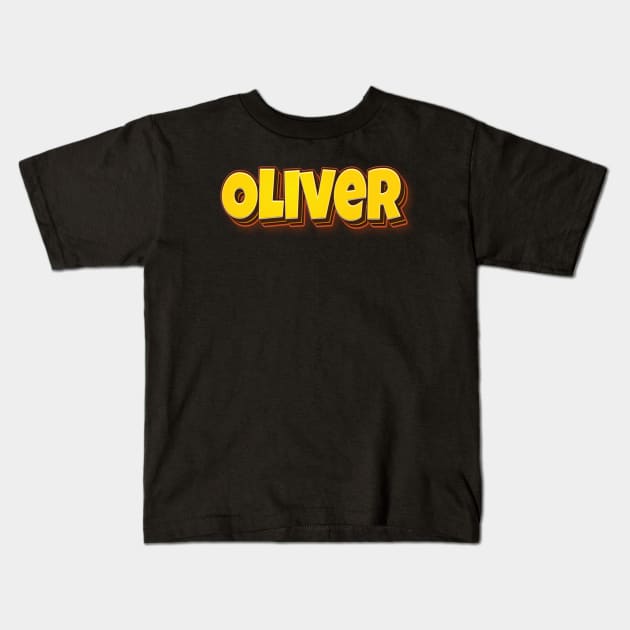 Oliver Kids T-Shirt by ProjectX23Red